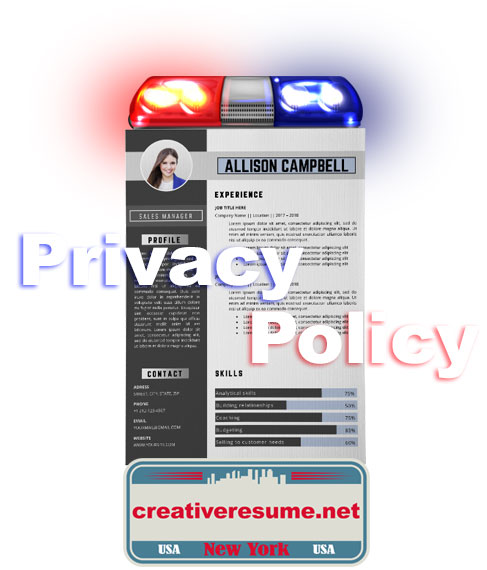 creative resume privacy policy